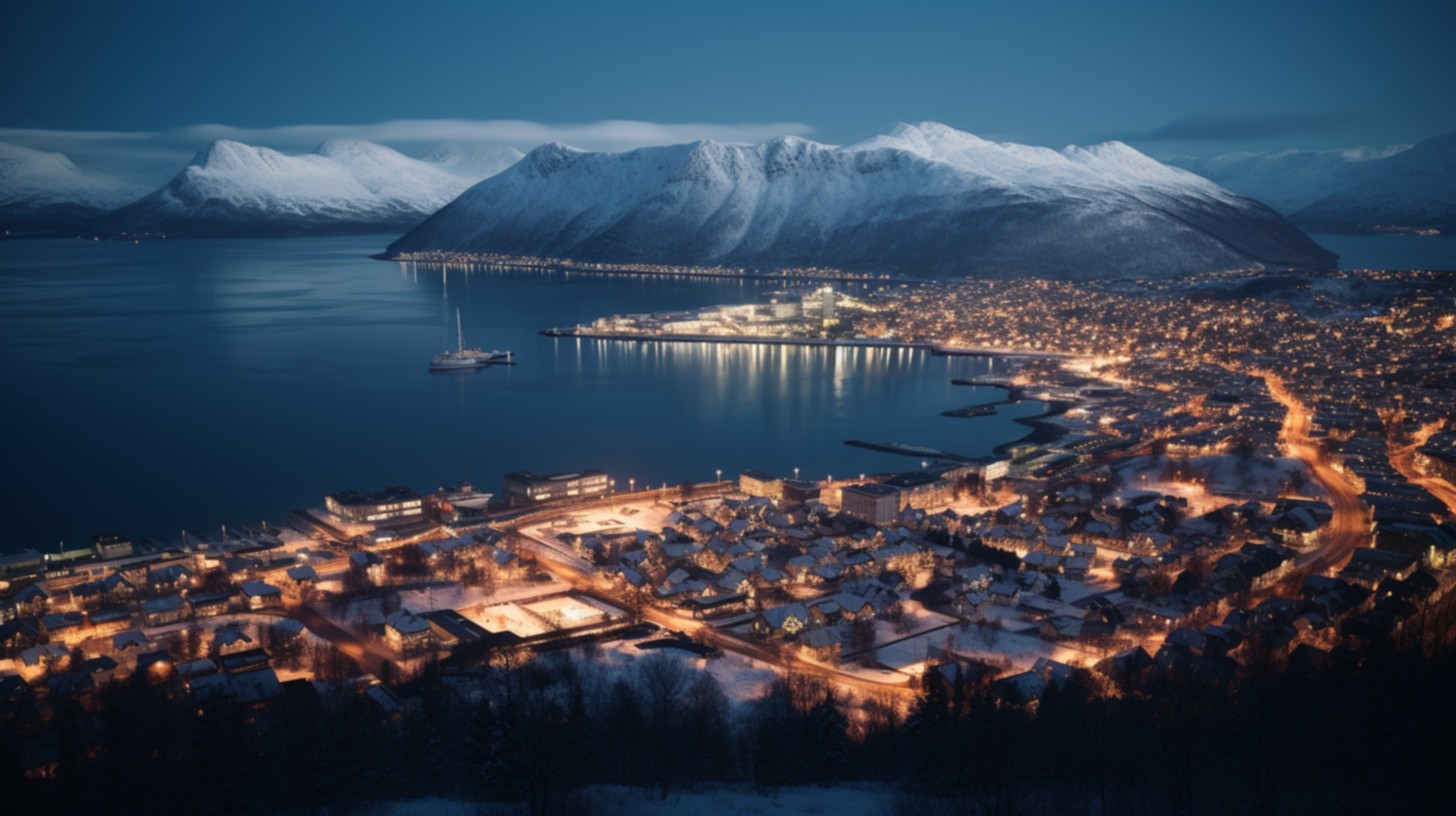 Nonstop-Flugspaß von Tromsø nach Sørkjosen