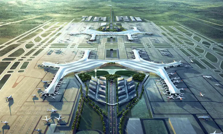 De internationale luchthaven Chengdu Shuangliu
