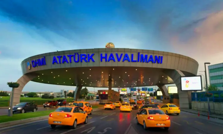 De luchthaven van Istanbul