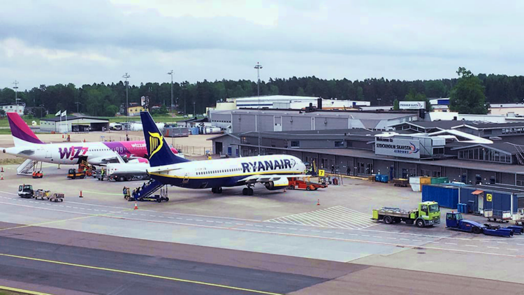 Flughafen Stockholm-Skavsta