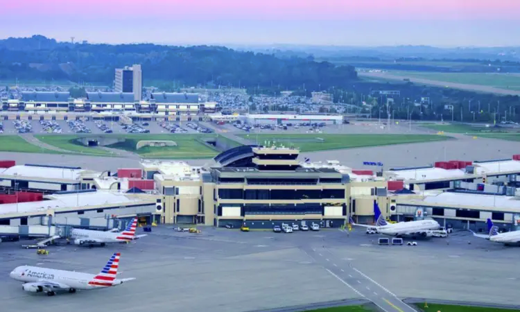 De internationale luchthaven van Pittsburg
