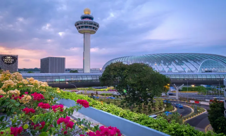 De luchthaven Singapore Changi