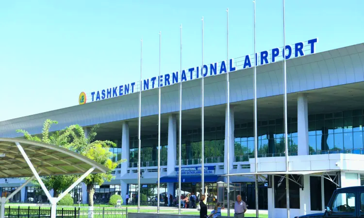 De internationale luchthaven van Tasjkent