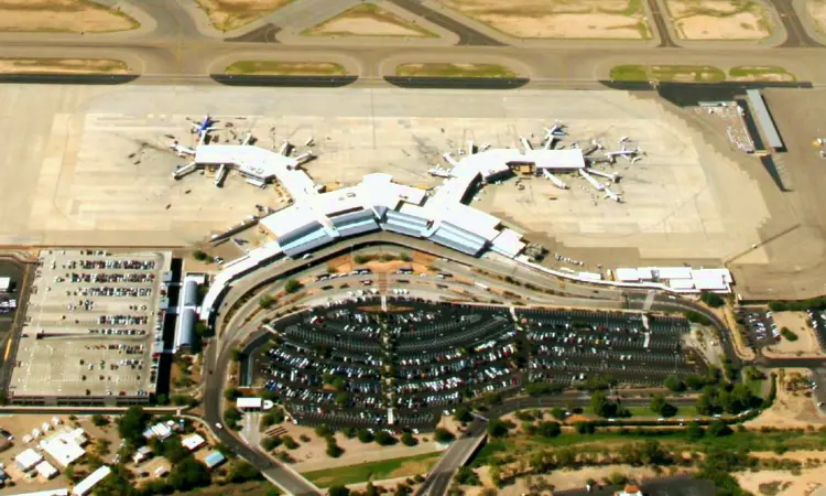 De internationale luchthaven van Tucson