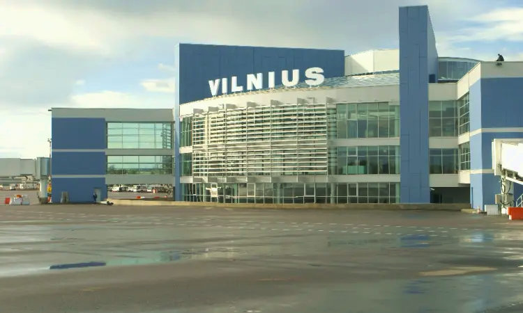 De internationale luchthaven van Vilnius