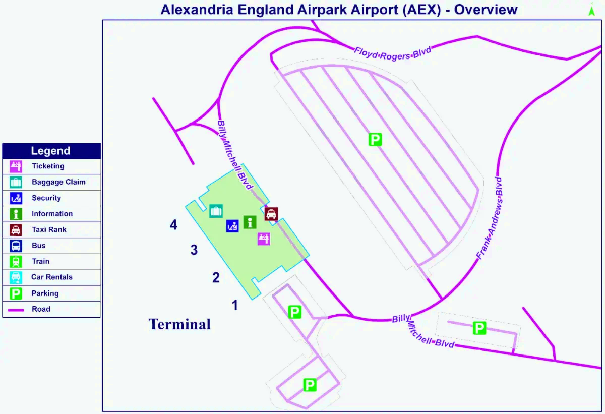 Международный аэропорт Александрия