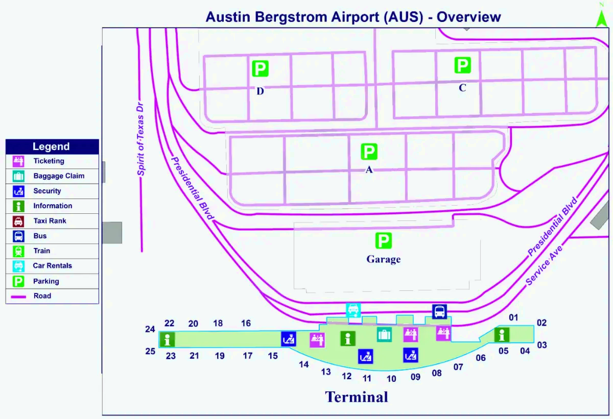 Austin-Bergstrom internasjonale lufthavn
