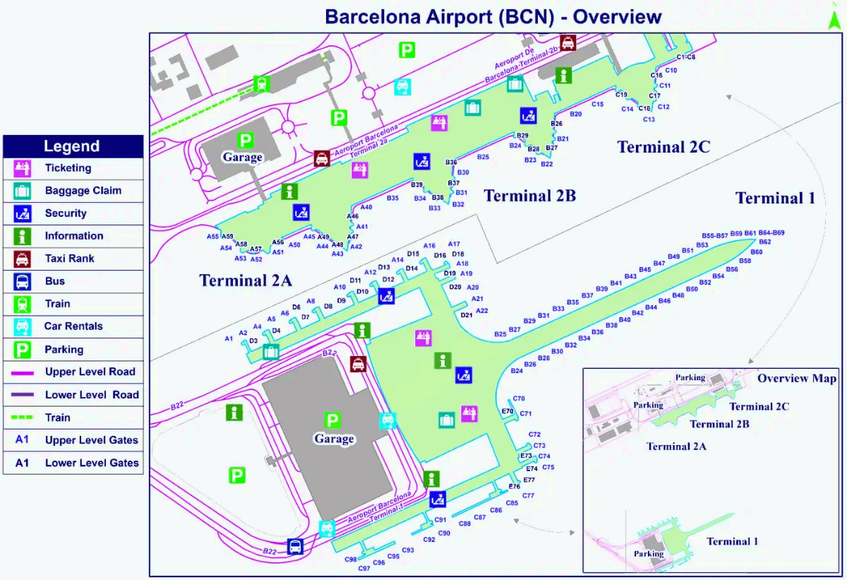 Barcelona flyplass