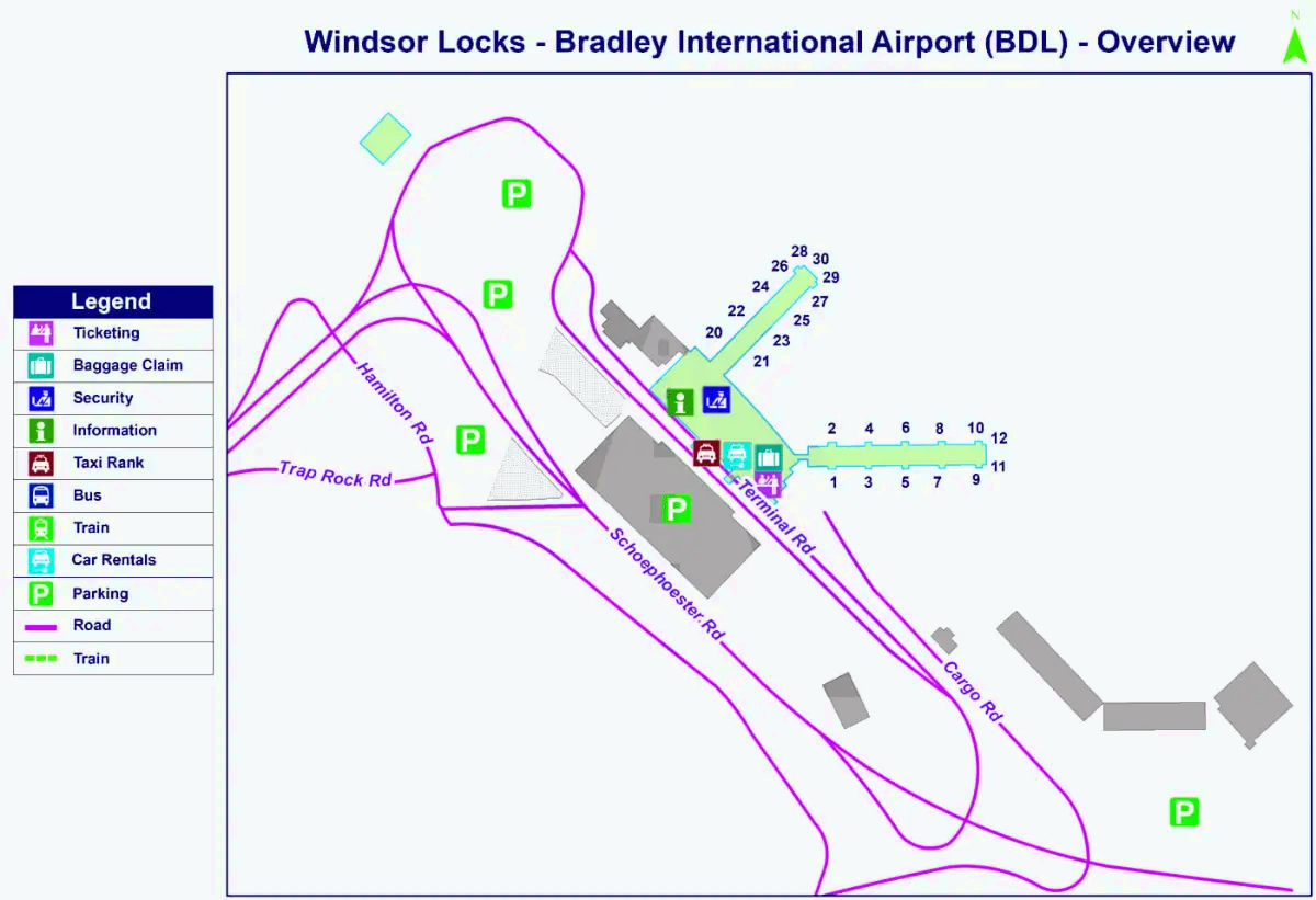 Internationaler Flughafen Bradley