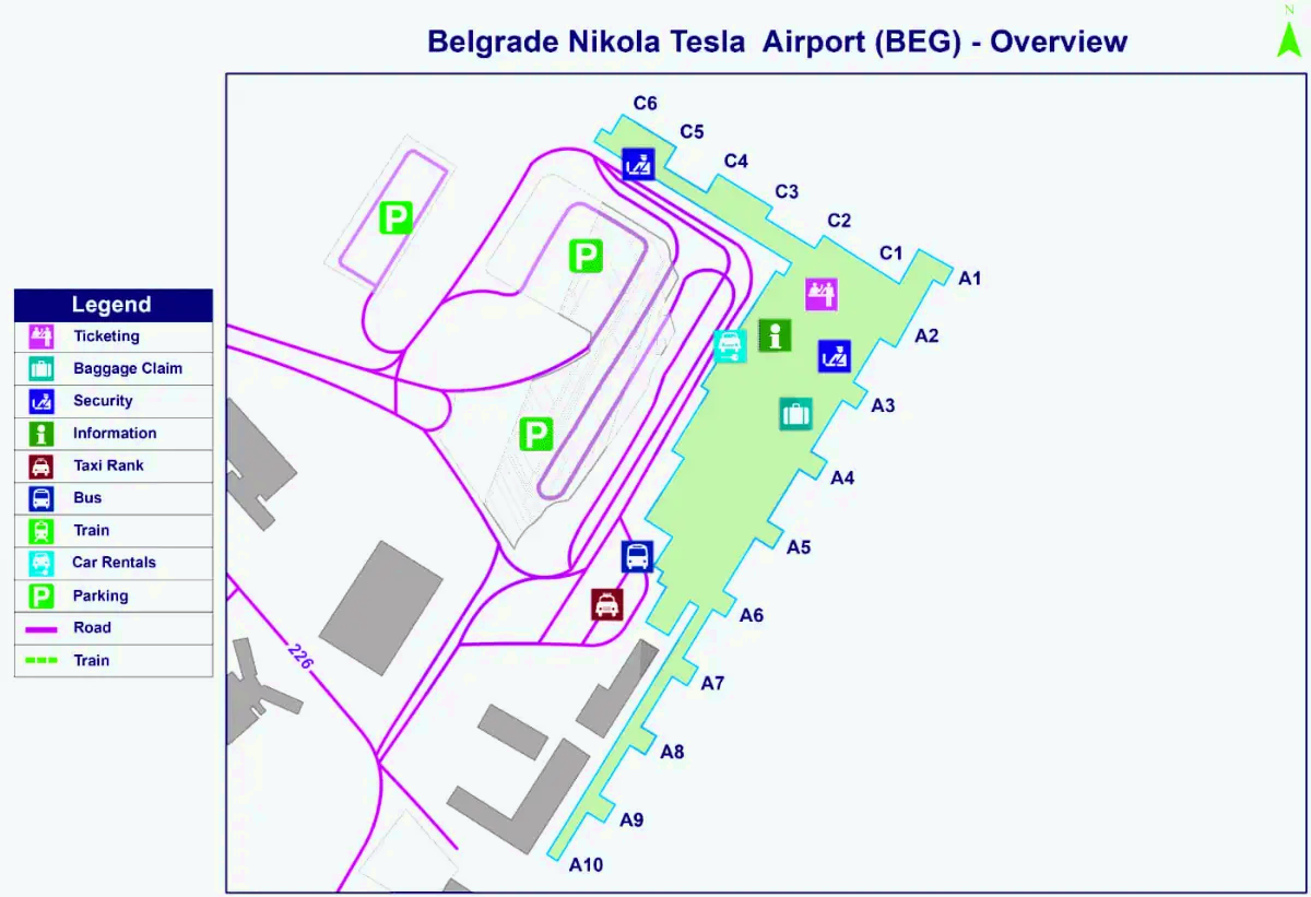 Flughafen Belgrad Nikola Tesla