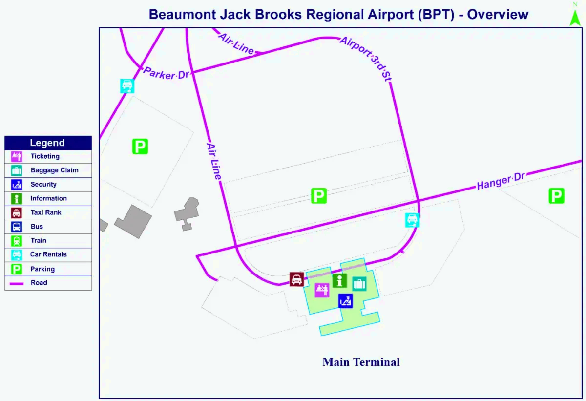 Aeroporto regionale di Jack Brooks