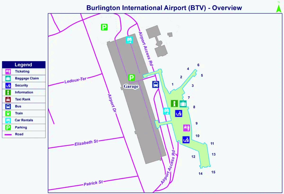 Burlington internasjonale flyplass