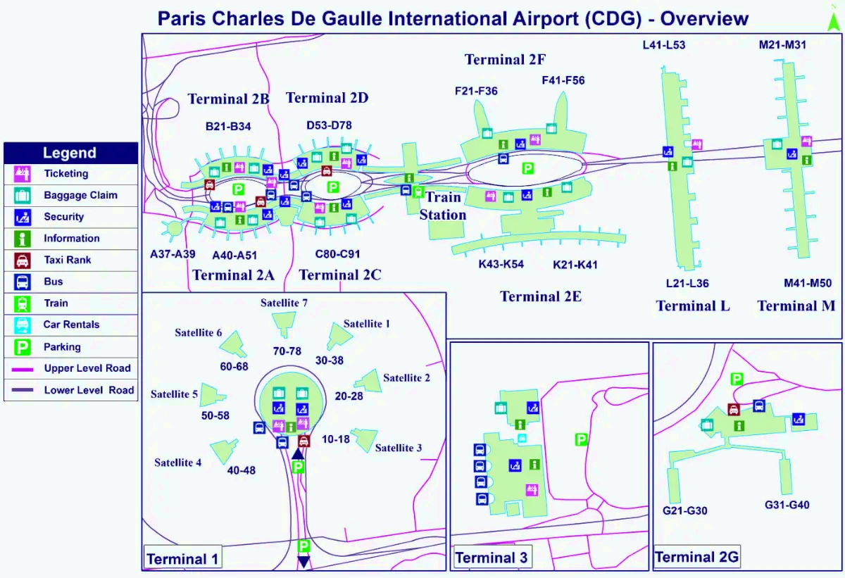 Paris - Charles de Gaulle flyplass