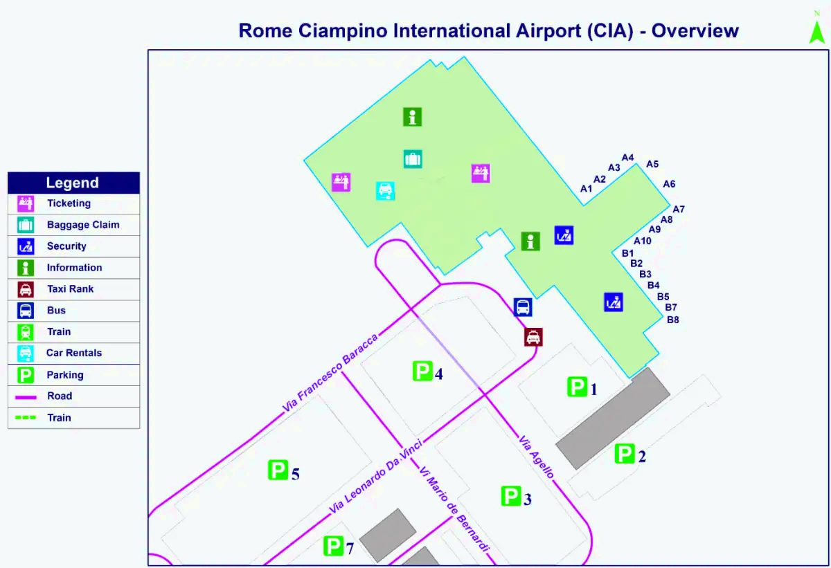 Ciampino – GB Pastine Uluslararası Havaalanı