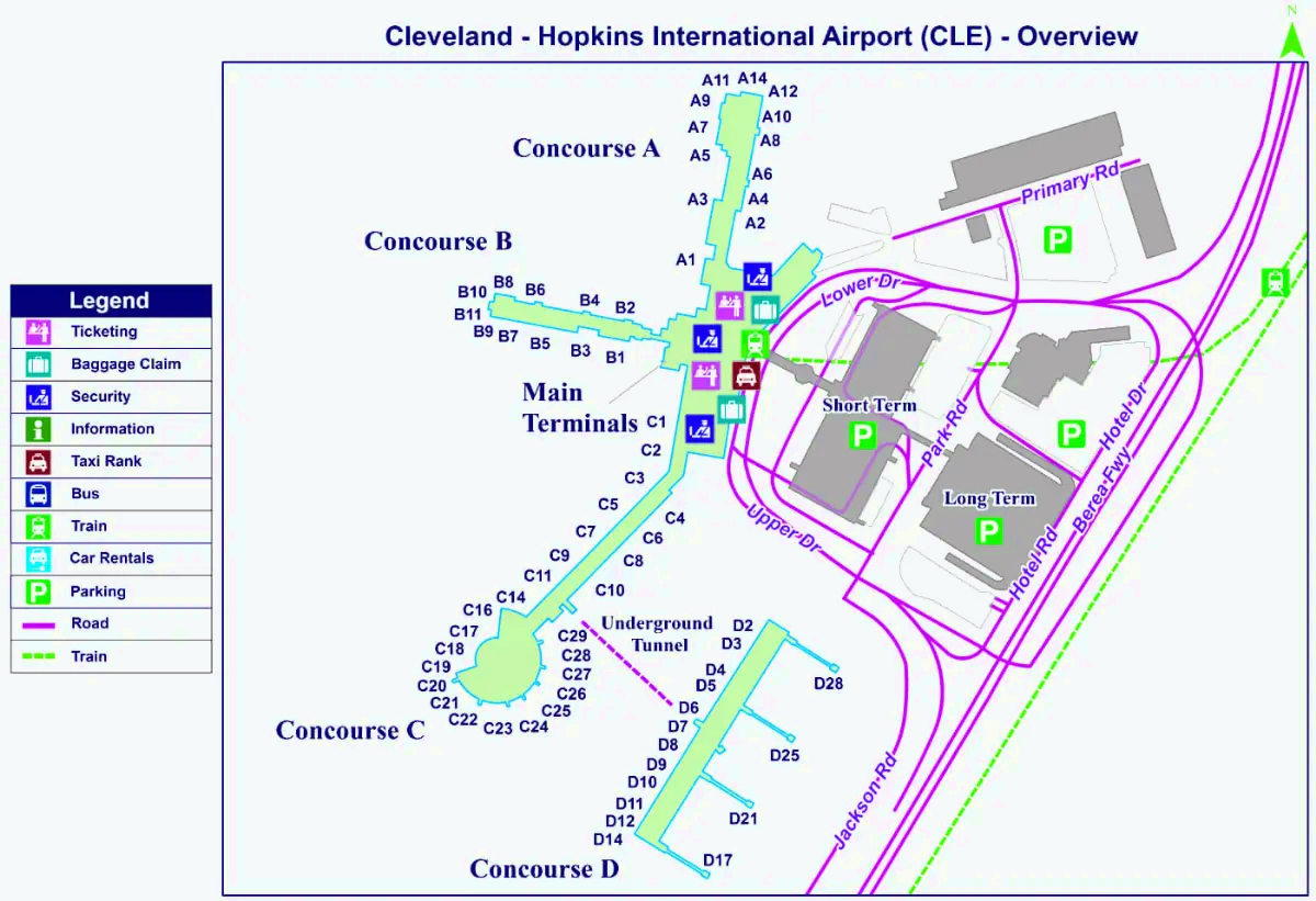 Aeroportul Internațional Cleveland Hopkins
