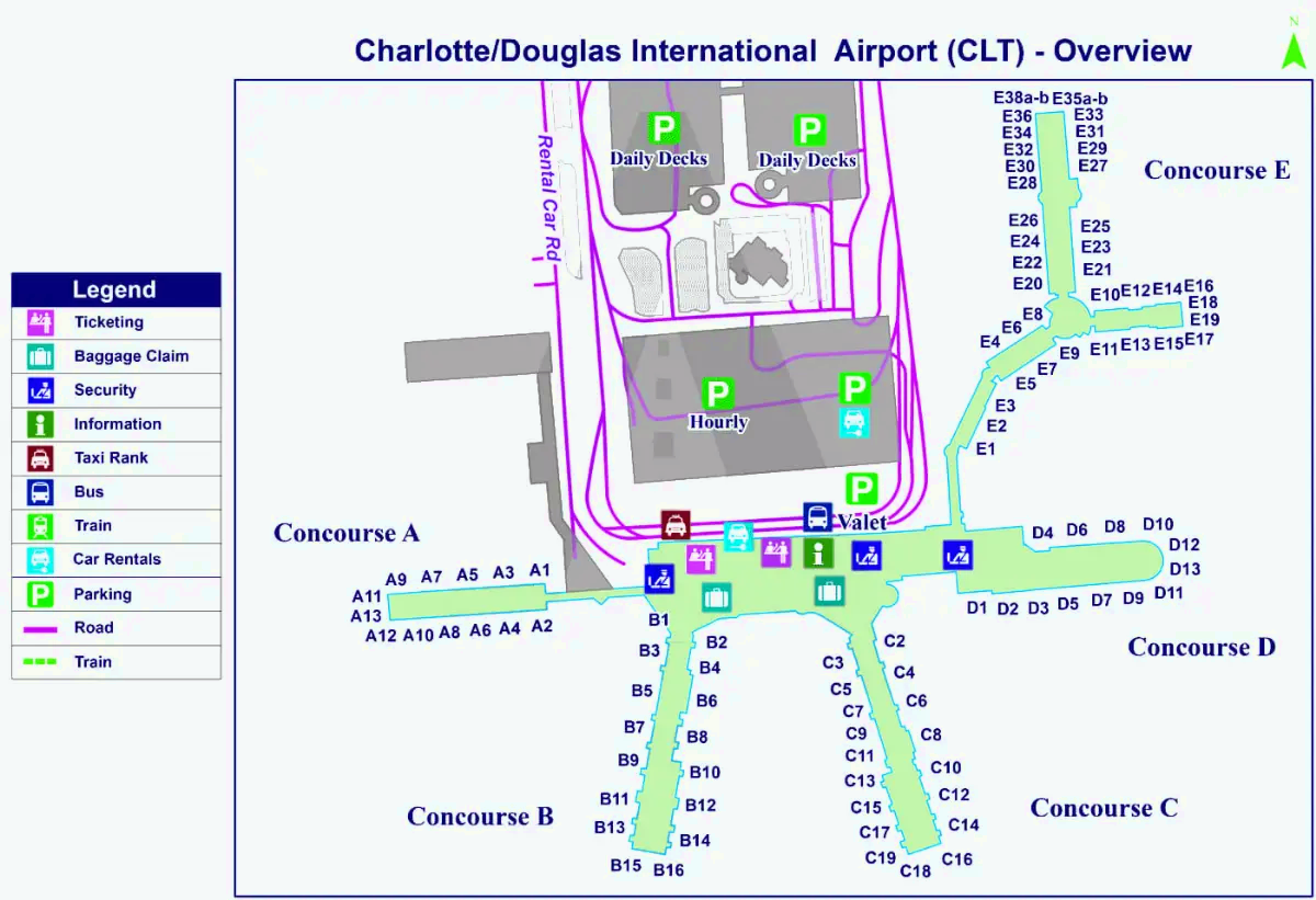 Charlotte Douglas internasjonale lufthavn