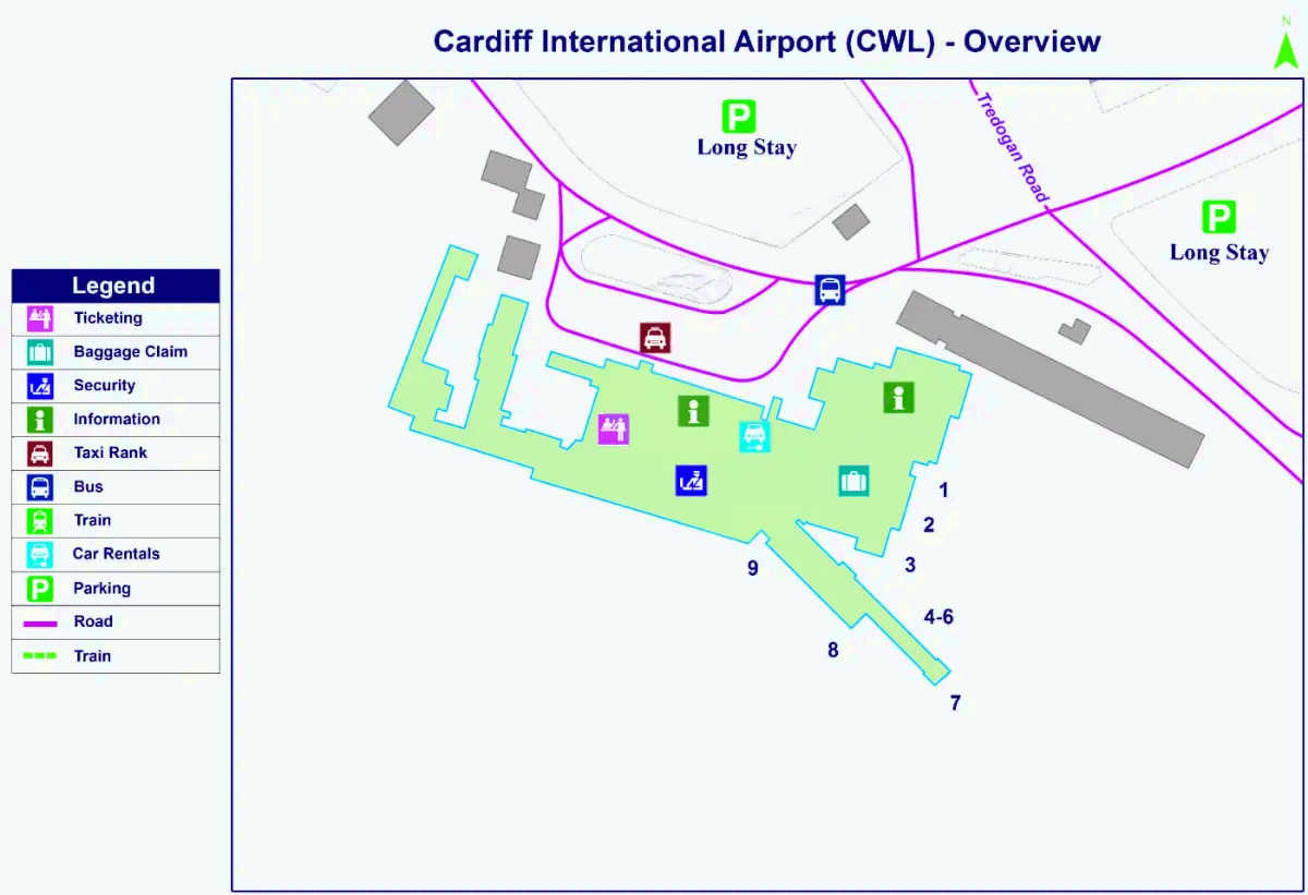 Cardiff flygplats