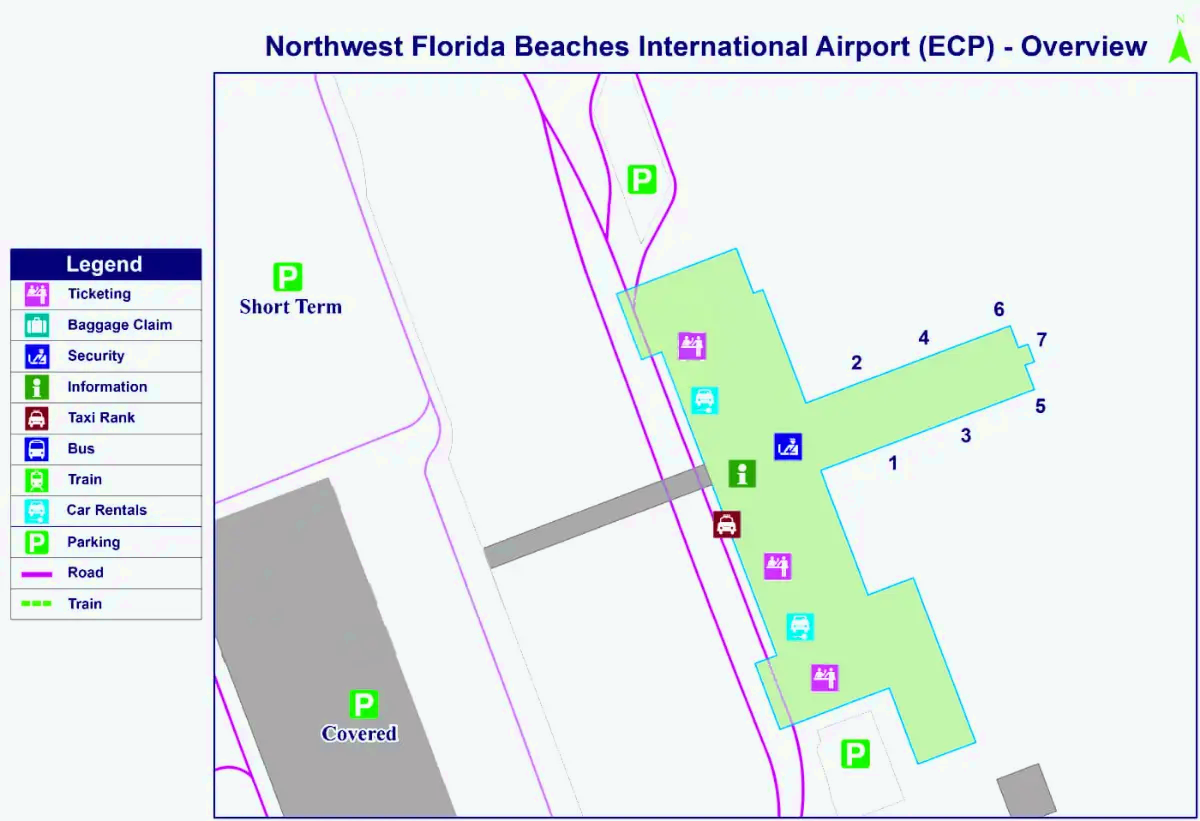 Internationale luchthaven Northwest Florida Beaches