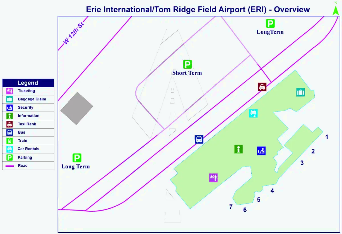 Erien kansainvälinen lentokenttä