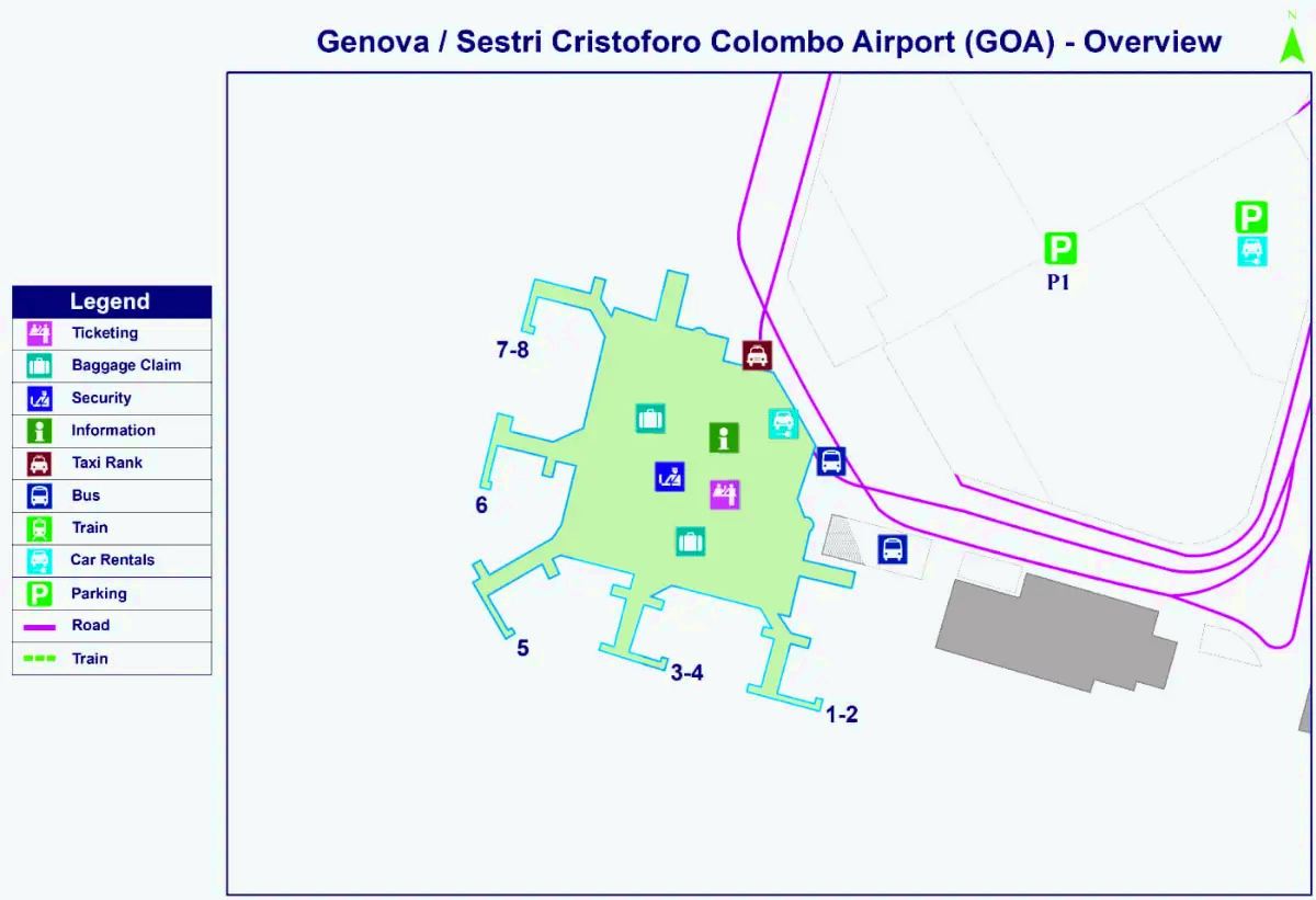 Flughafen Genua