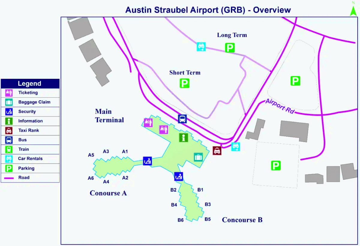 Internationaler Flughafen Austin Straubel