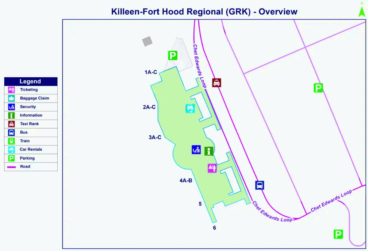 Killeen-Fort Hood regionale flyplass