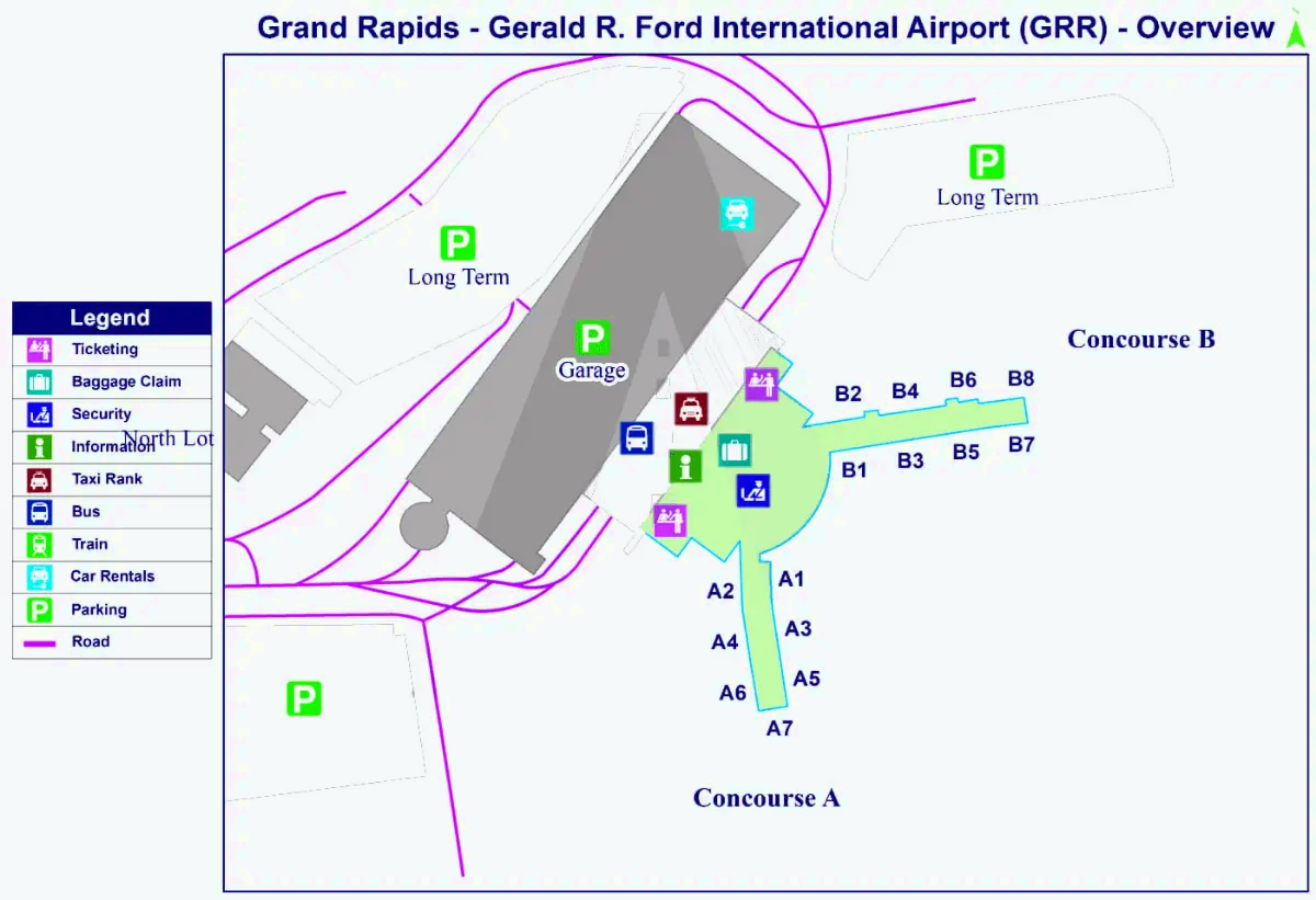 Международный аэропорт Джеральда Р. Форда