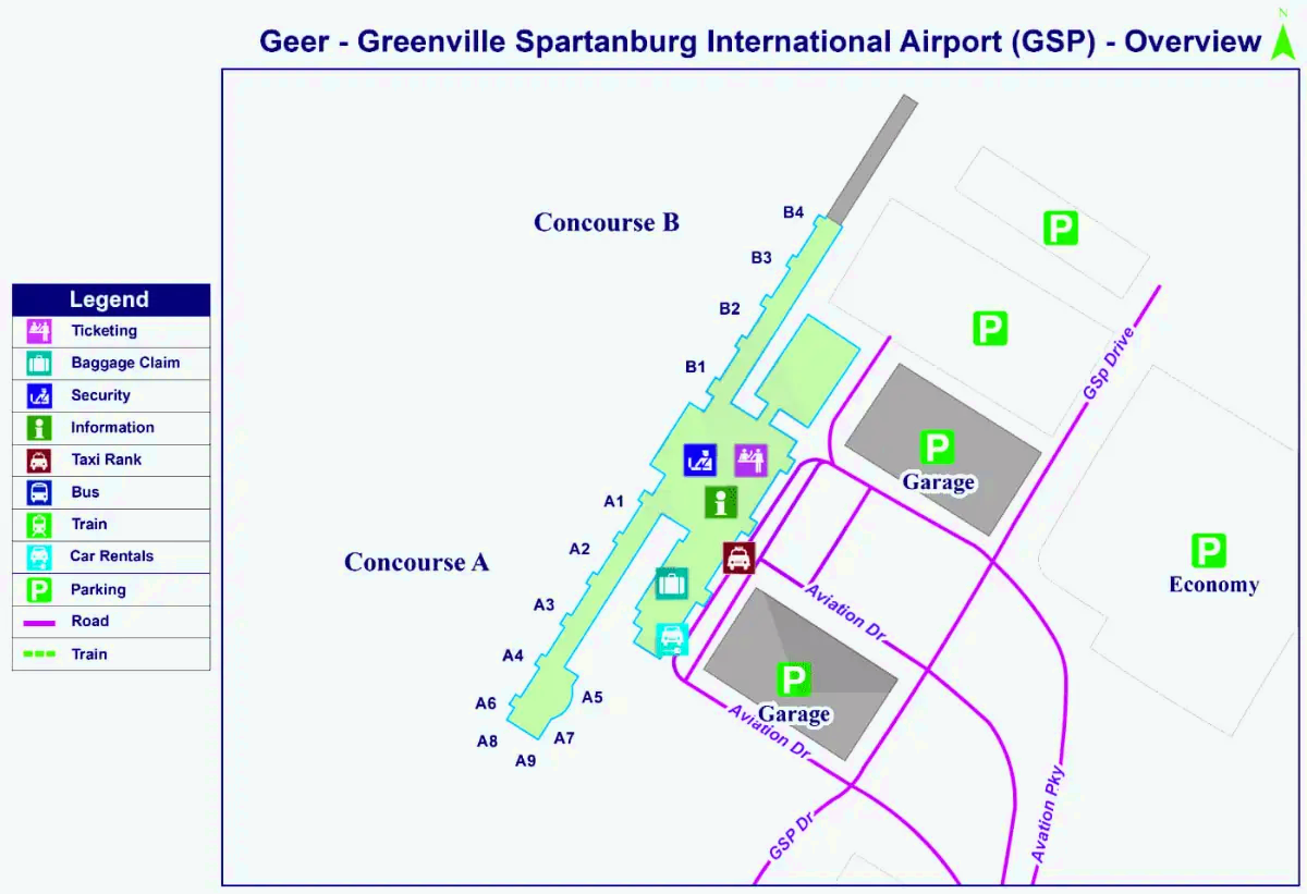 สนามบินนานาชาติกรีนวิลล์-สปาร์ตันเบิร์ก