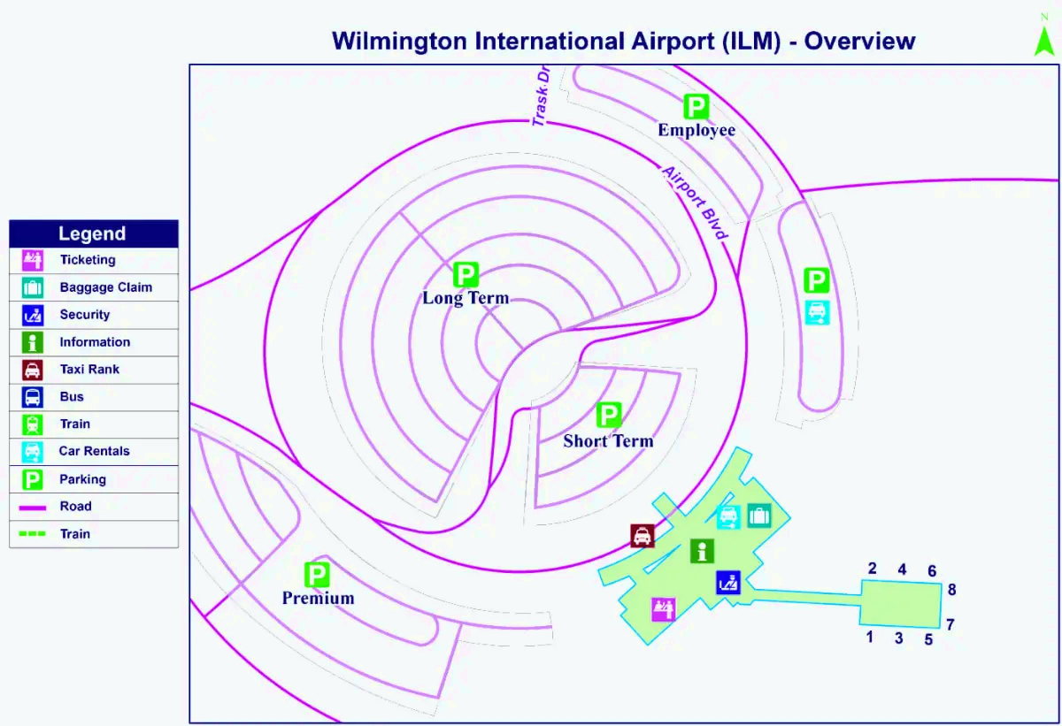 Internationale luchthaven Wilmington