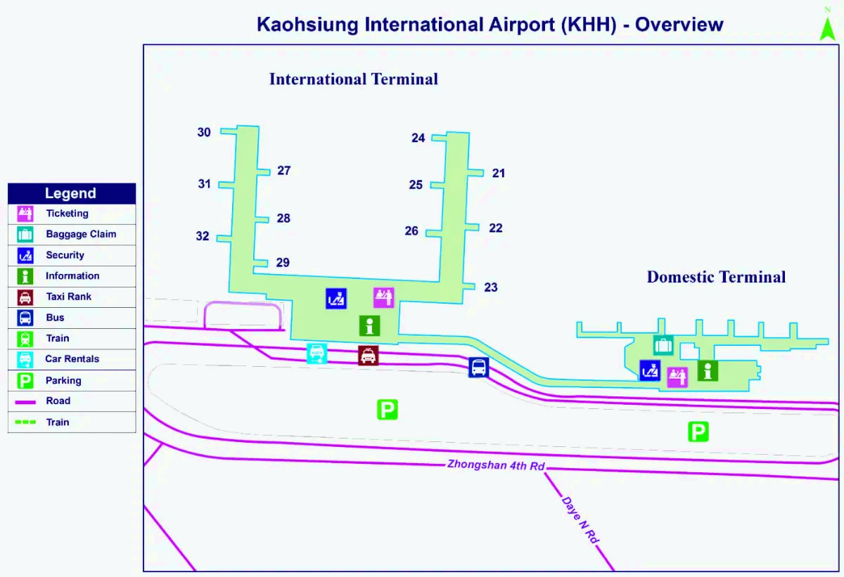 مطار كاوشيونغ الدولي