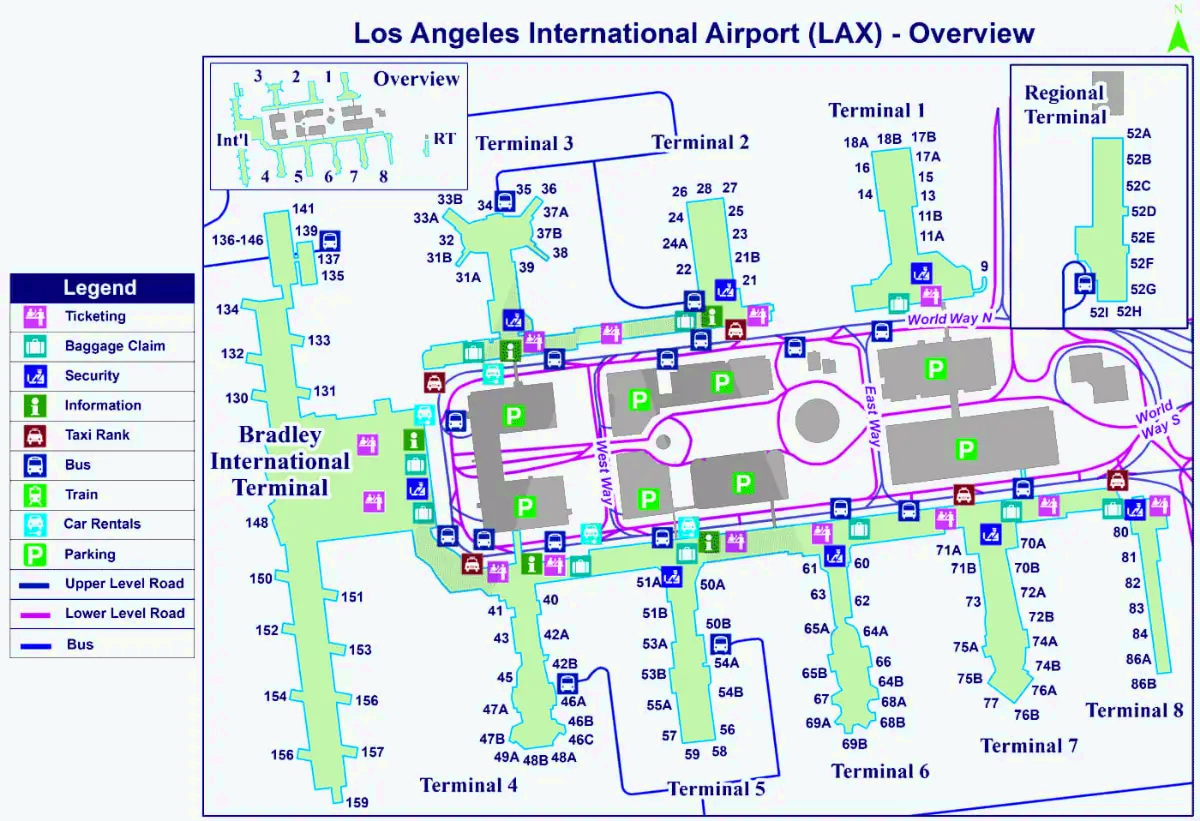 Международный аэропорт Лос-Анджелеса