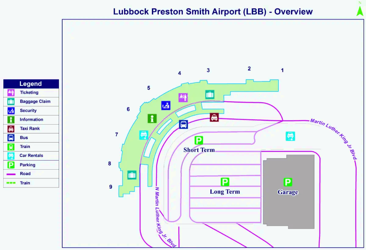 Международный аэропорт Лаббок Престон Смит