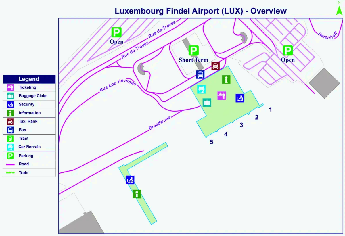 Luxemburg-Findel internationella flygplats