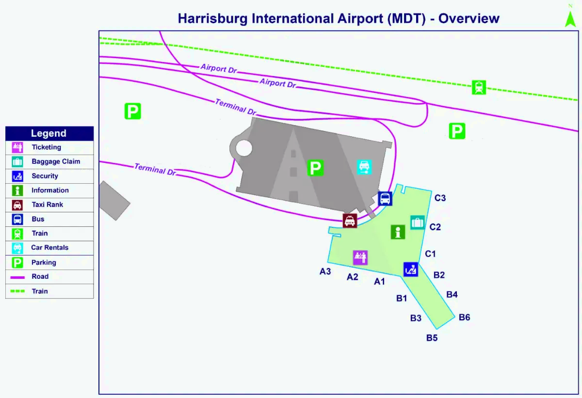 Международный аэропорт Гаррисберг