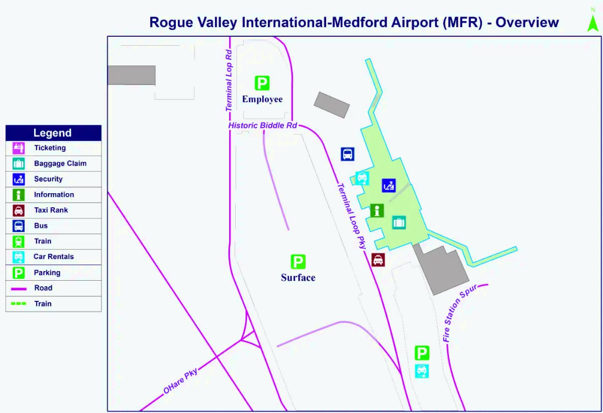 Международный аэропорт Роуг-Вэлли-Медфорд
