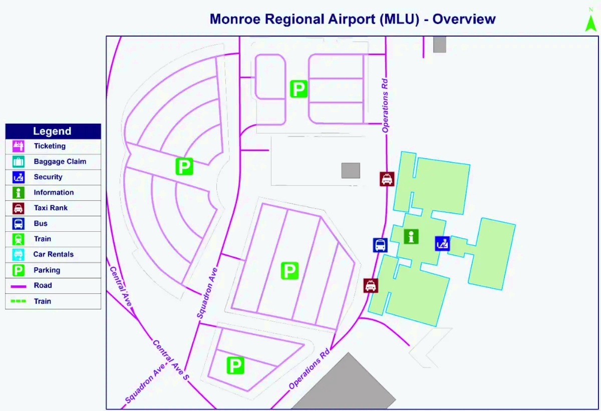 Региональный аэропорт Монро