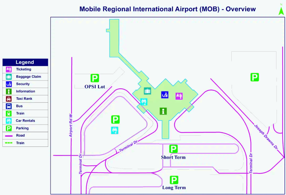 모바일 지역 공항