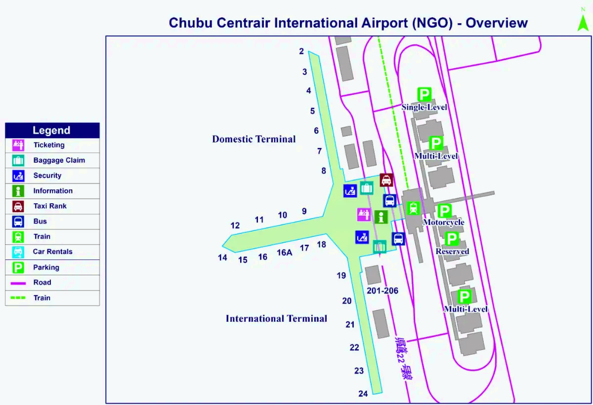 สนามบินนานาชาติชูบุเซ็นแทรร์
