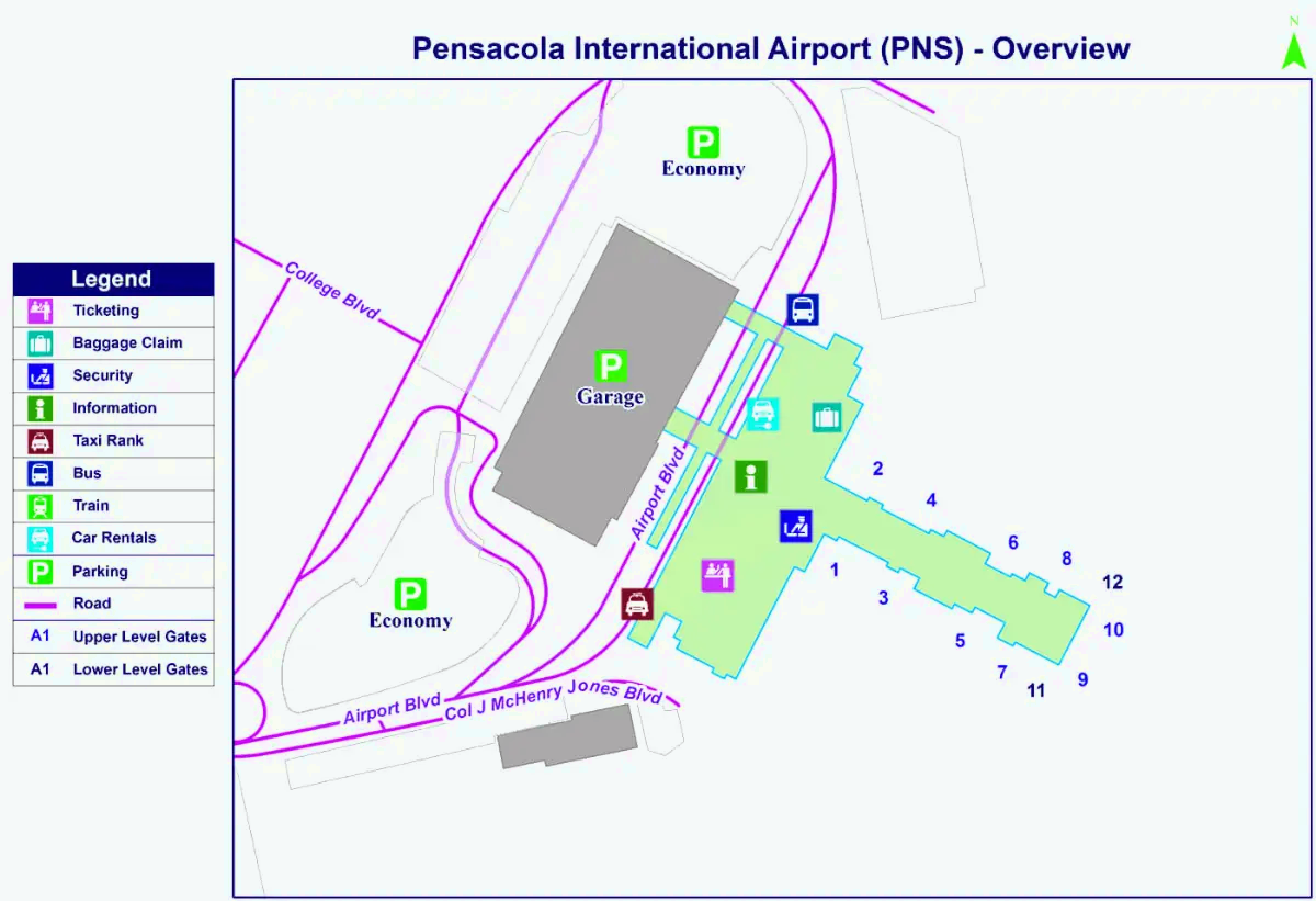 Pensacolas internationella flygplats