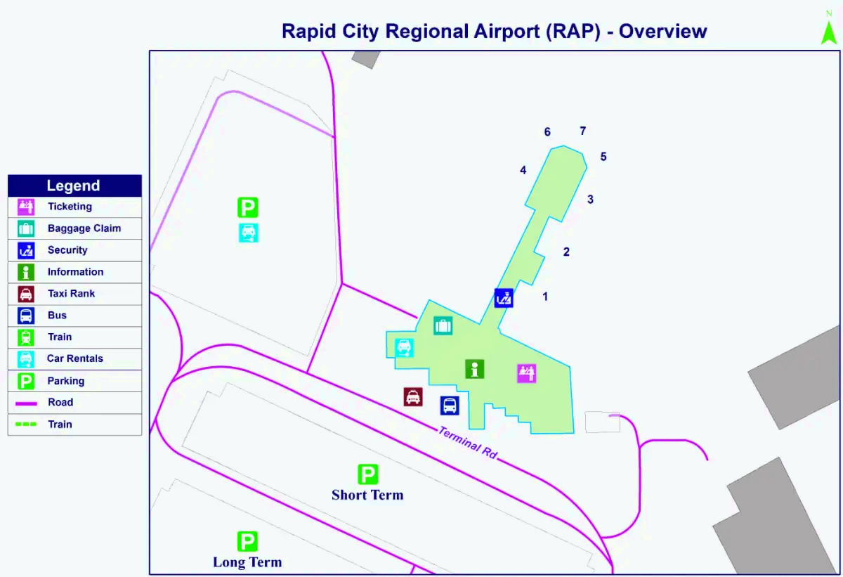 Rapid City regionale flyplass