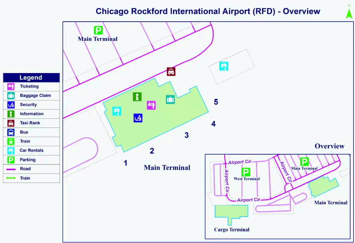 Chicago Rockford internasjonale lufthavn