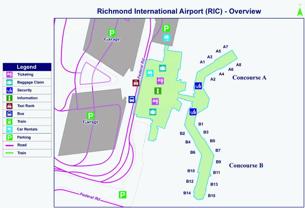 Internationaler Flughafen Richmond