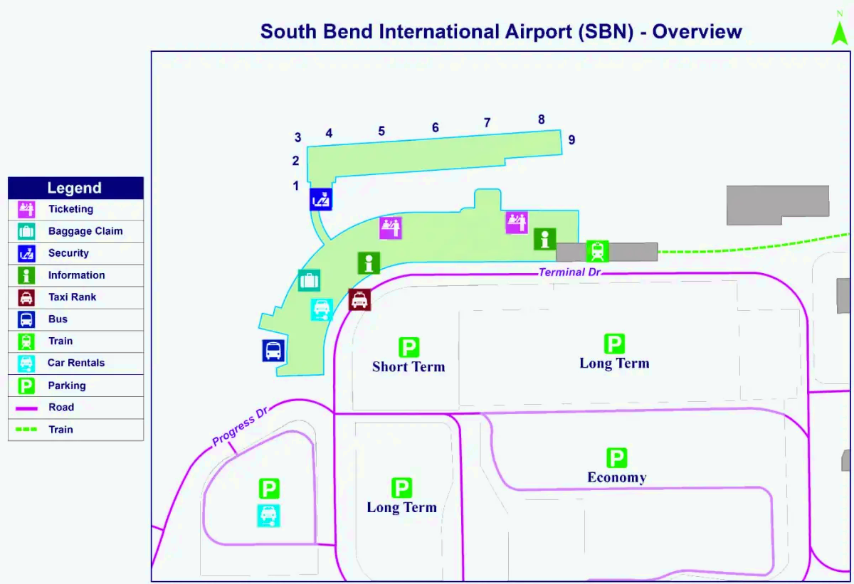 Internationaler Flughafen South Bend
