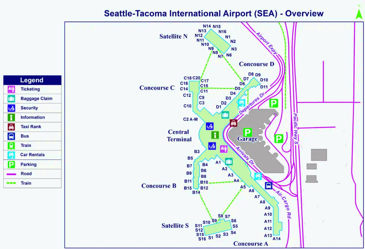 Международный аэропорт Сиэтл-Такома
