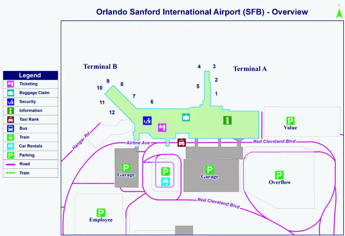 Orlando Sanford internasjonale lufthavn
