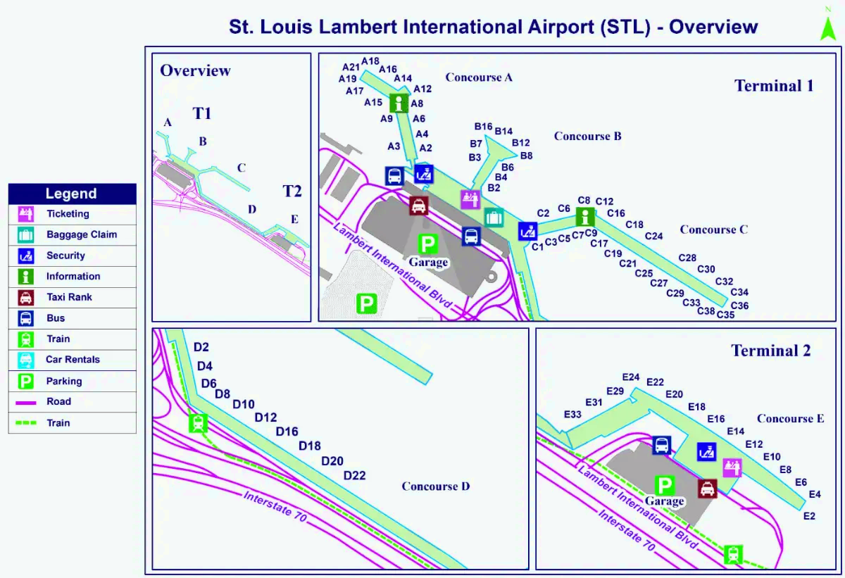Lambert-Saint Louis internasjonale flyplass