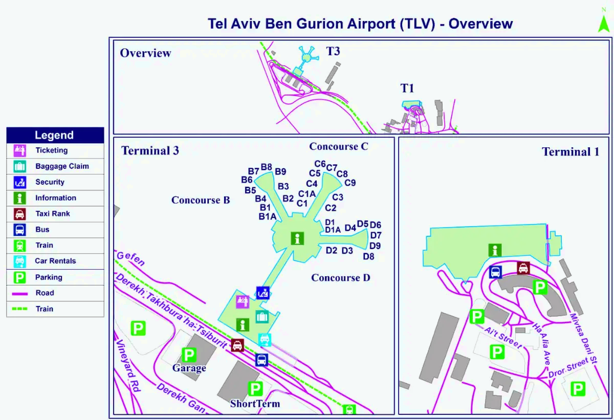 Ben Gurion internationella flygplats