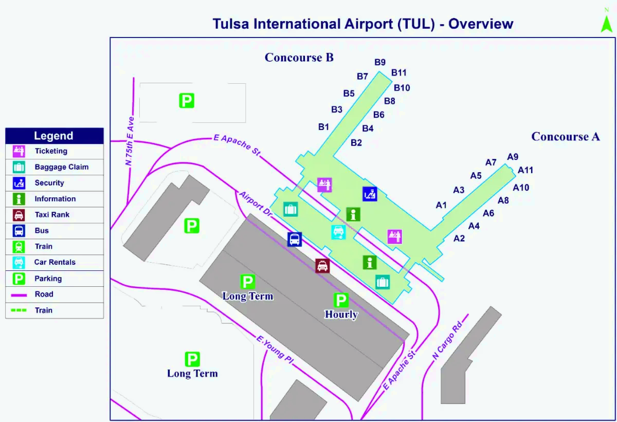 Internationaler Flughafen Tulsa