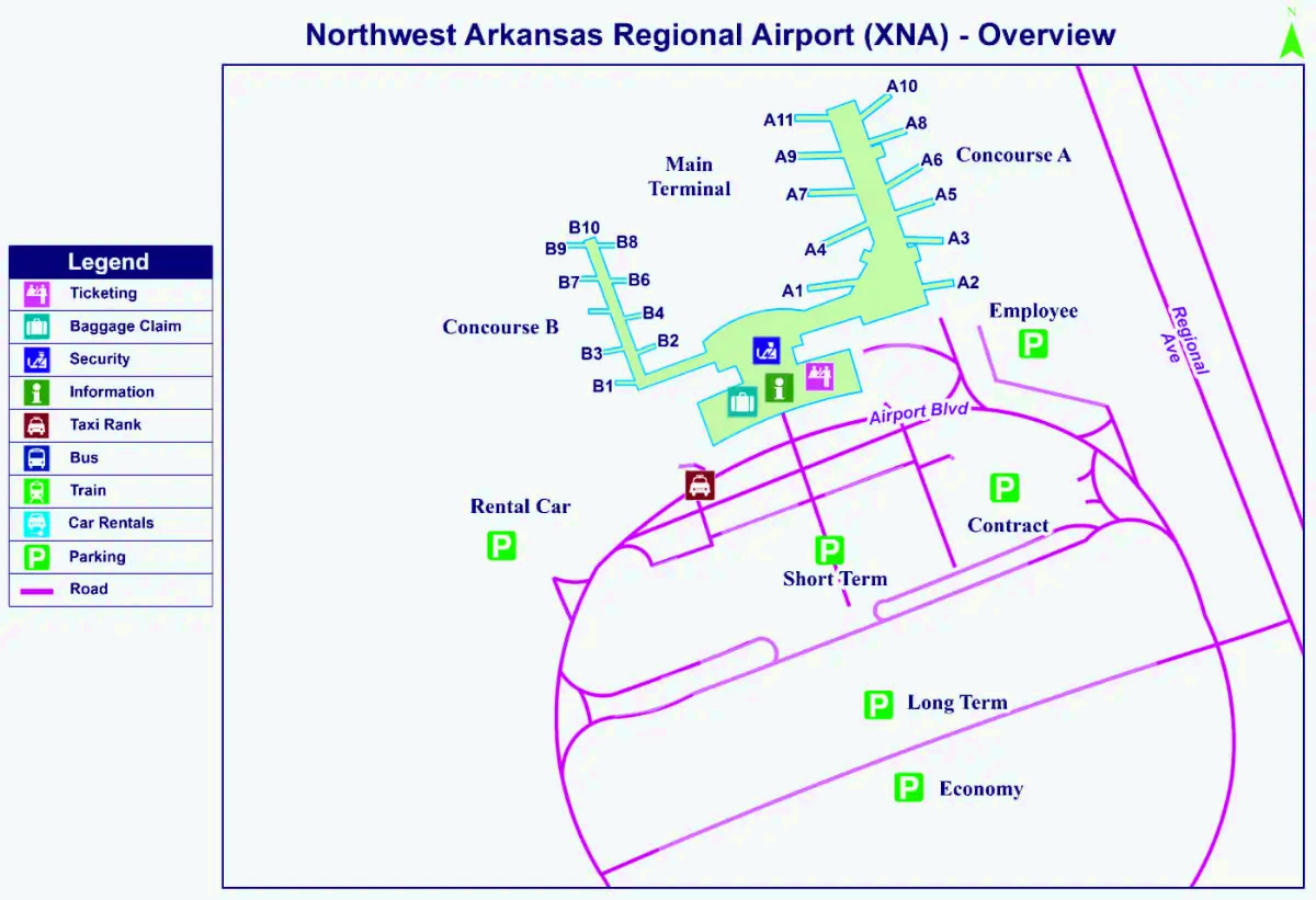 Regionale luchthaven Northwest Arkansas