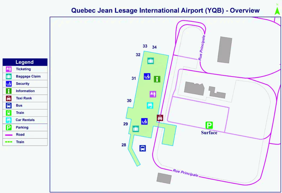 Aeropuerto internacional Jean Lesage de la ciudad de Quebec